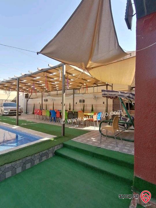 شاليه مساحة البناء 100م على أرض 288م للبيع المستعجل في البحر الميت - الكرامة