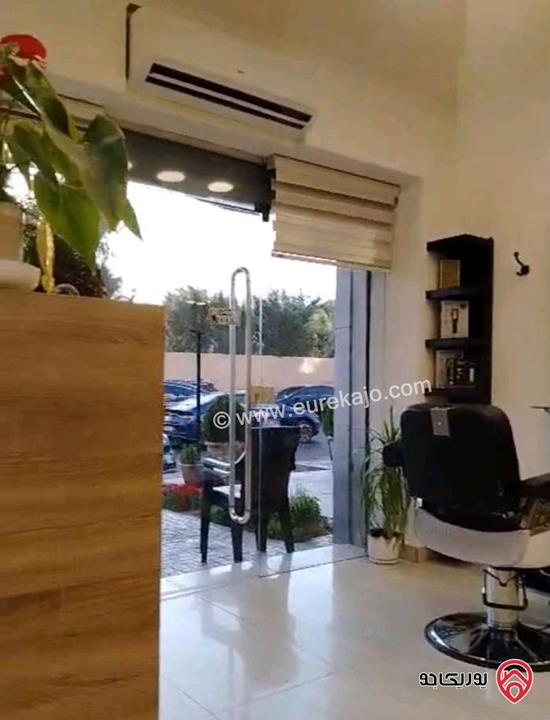 صالون حلاقة رجالي بمساحة 72م مربع يتكون من طابقين للبيع في عمان - الرابية منطقة حيوية 