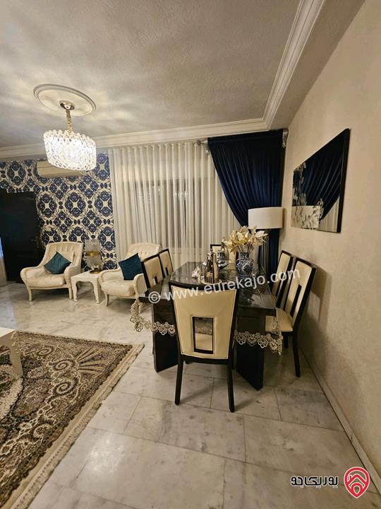 شقه طابق ارضي مساحة 150م مع حديقة 100م للبيع في عمان - الرابية 