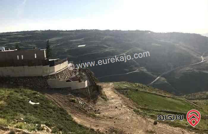 قطعة ارض تصلح لبناء شاليه مساحة 1 دونم و 483م للبيع في جرش