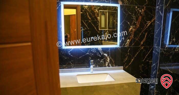 شقة شبه ارضي فاخرة مساحة 210م داخلي و 150م خارجي للايجار في عمان - طريق المطار 