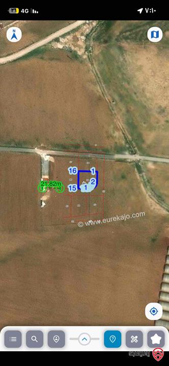 ارض للسكن او للاستثمار مساحة 463م للبيع في عمان - قرية سالم بجانب شارع الميه سكن ج