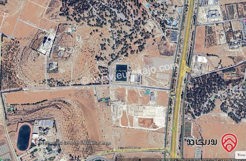 أرض استخدامات متعددة - سياحية - مساحة 3 دونم و 300م للبيع في عمان - شارع المطار قرب مدارس الشويفات