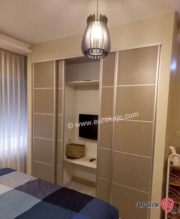 شقة طابق تسوية مساحة 100م للايجار مفروشة في عمان - عبدون