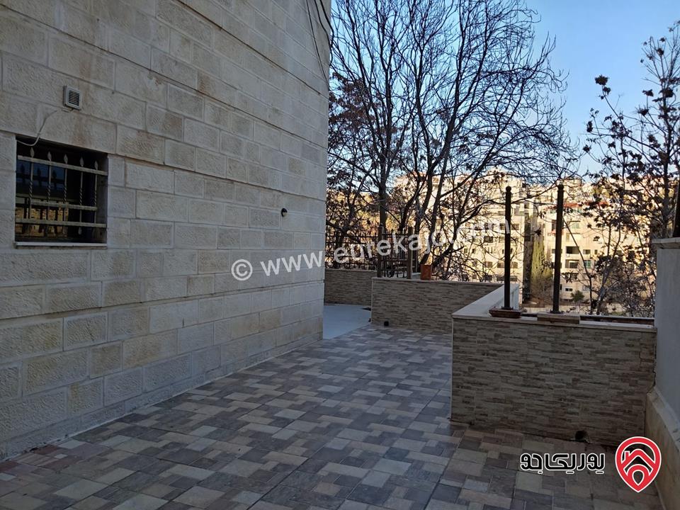 شقة تسوية مساحة 180م داخلي و 200م خارجي مفروشة للايجار في عمان - عبدون