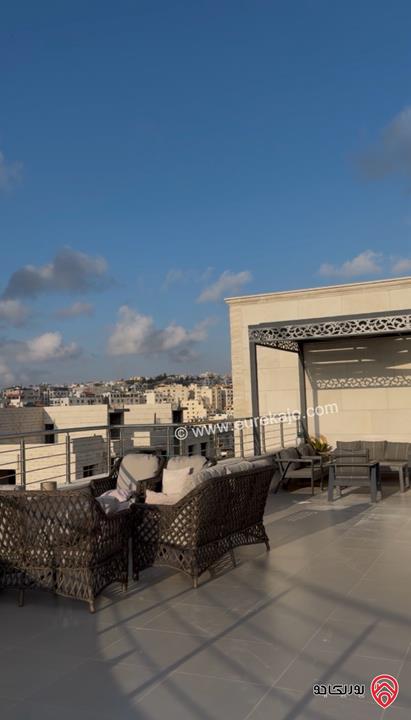 شقة سوبر ديلوكس طابق رابع مع روف مساحة 400م للبيع في عمان - دير غبار - حجار النوبلسة