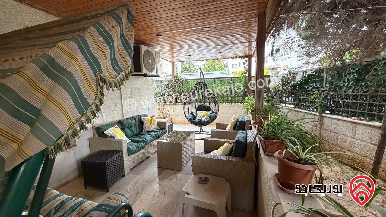 شقة ارضية مساحة 270م داخلي و 50م خارجي للبيع في عمان  - ام السماق