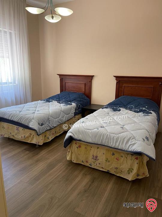 شقة فاخرة مفروشة أرضية مساحة 150م للايجار في عمان - ام اذينة