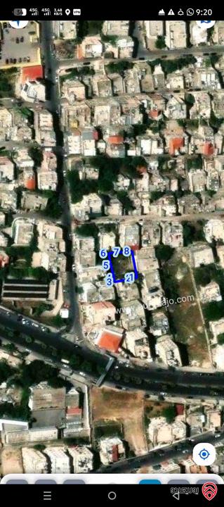 أرض مساحة 500م للبيع في عمان - وادي السير