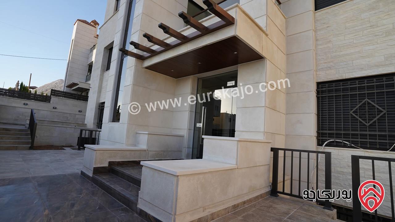  فيلا فاخرة جديدة مساحة 450م على أرض 450م للبيع  في عمان – الفحيص / الرهوة 