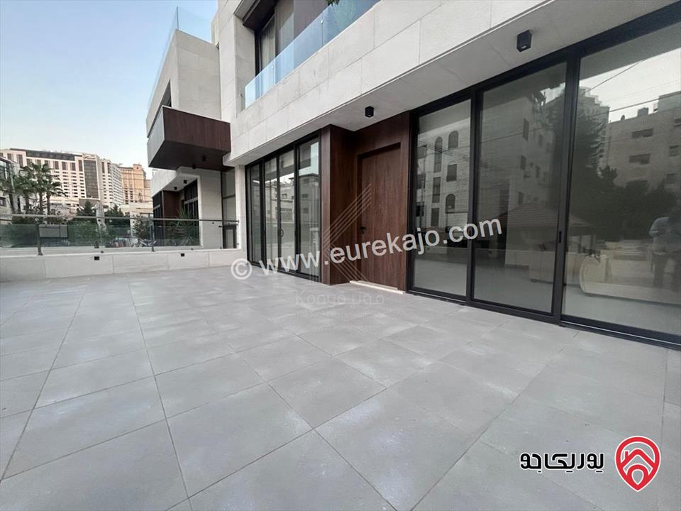 شقة مفروشة فاخرة أرضية مساحة 180م للايجار في عمان - عبدون