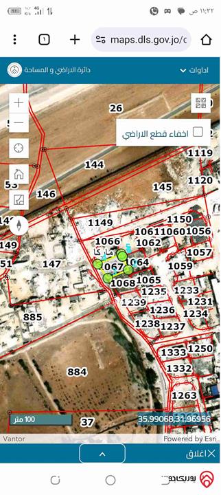 قطعة ارض مساحة 1020م للبيع في عمان - ماركا