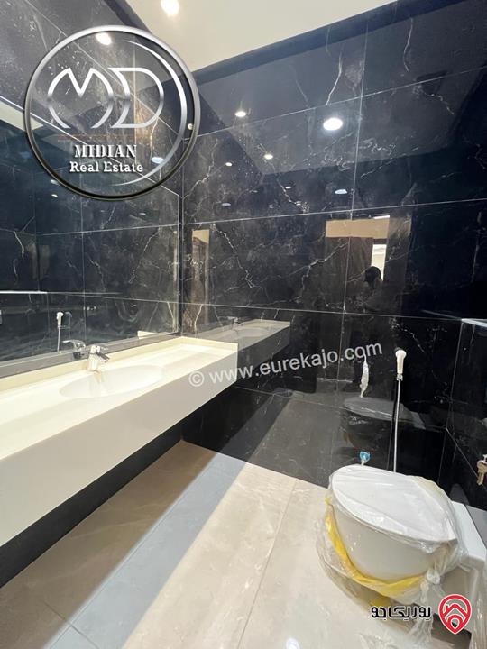 شقق أرضية جديدة للبيع في عمان - الرابية مساحات 210م & 250م مع تراسات و حدائق تشطيبات ديكورات عصرية فاخرة بأسعار مميزة