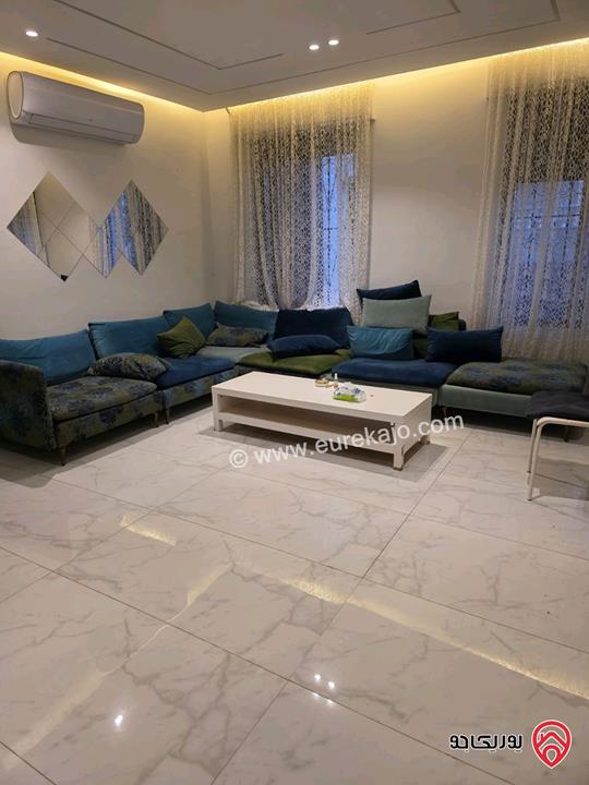 شقة أرضية مساحة 100م للإيجار مفروشة في عمان - أم السماق