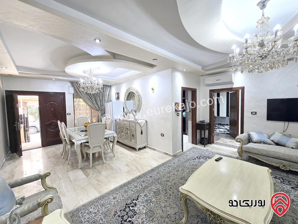 شقة ارضية مساحة 131م مع تراس 50م ومدخل خاص للبيع في عمان - الرابية 