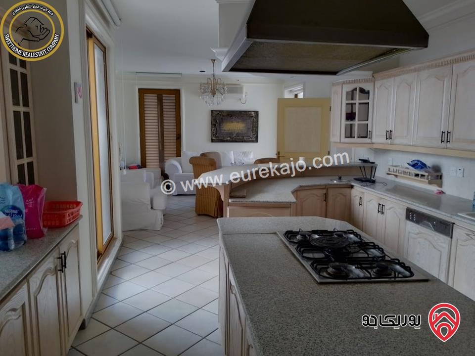 شقة طابقية فاخرة للبيع في خلدا - العوجانية  - قرب مدارس المعارف طابق ثالث 340م تشطيب سوبر ديلوكس