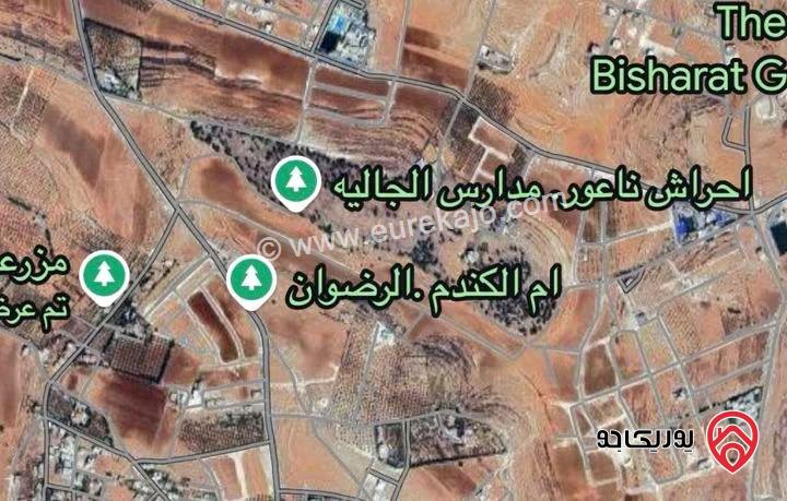 أرض مساحة 21 دونم للبيع في عمان - ناعور حوض خشروم 