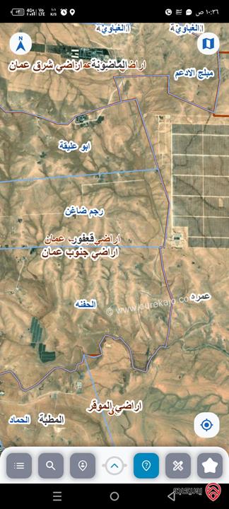 قطع اراضي مساحة 4 دونم للبيع في عمان - منطقة احد