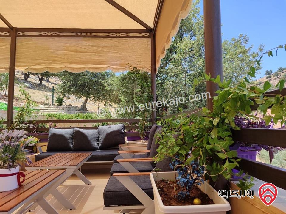 مزرعة مساحة 3 دونم + فيلا ريفية 220م للبيع في الزرقاء - صروت