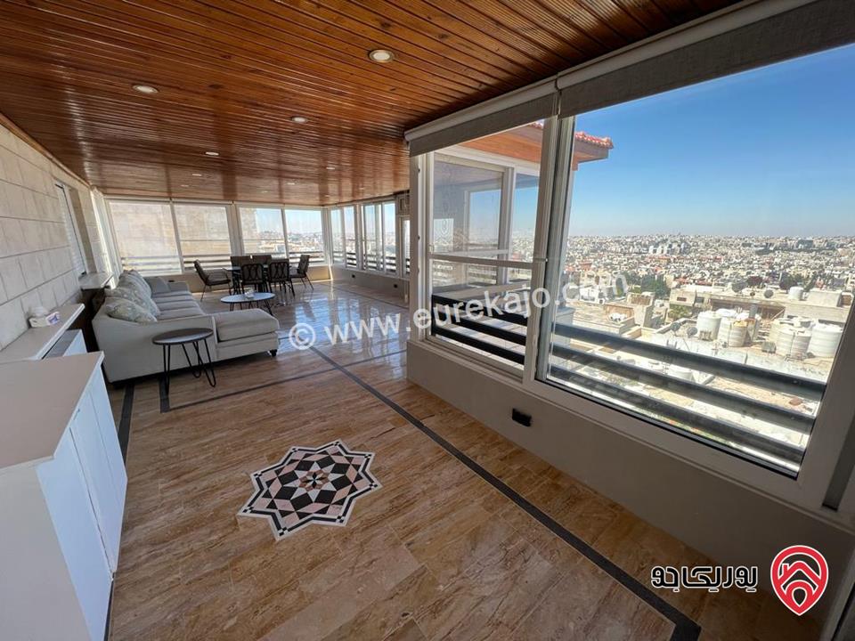 شقة فاخرة مفروشة بالكامل مساحة 370م للايجار في عمان - أم أذينة