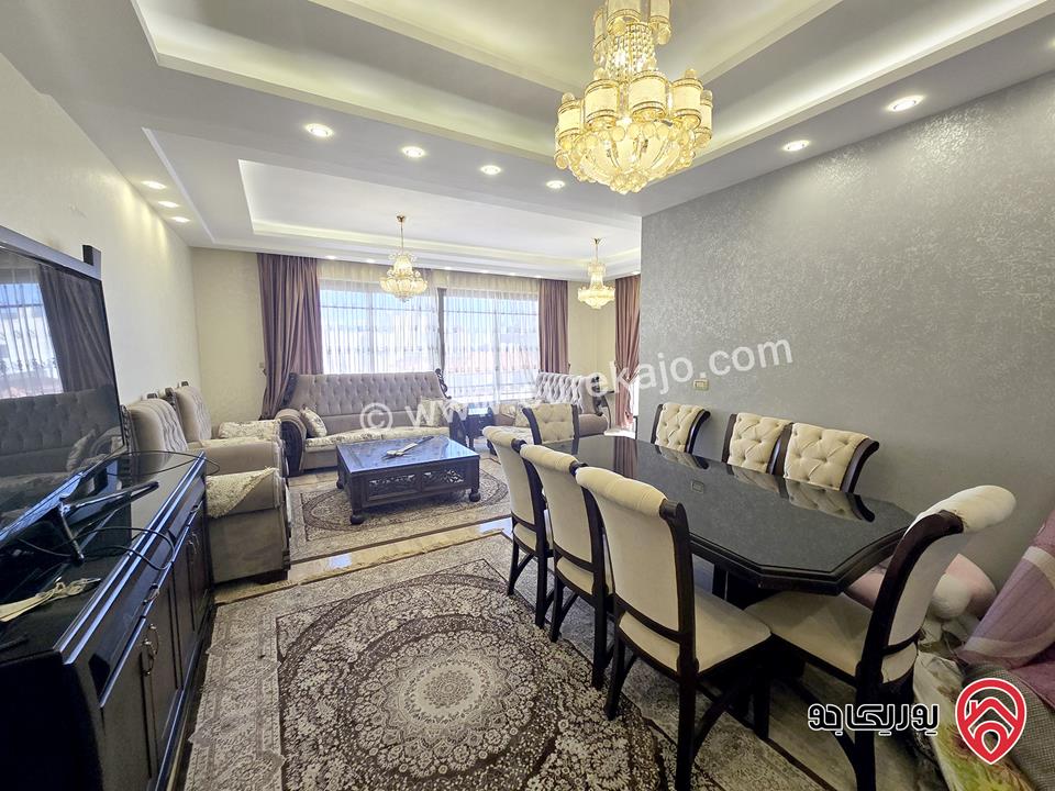 شقة مفروشة مساحة 220م طابق ثالث للإيجار في عمان - أم السماق