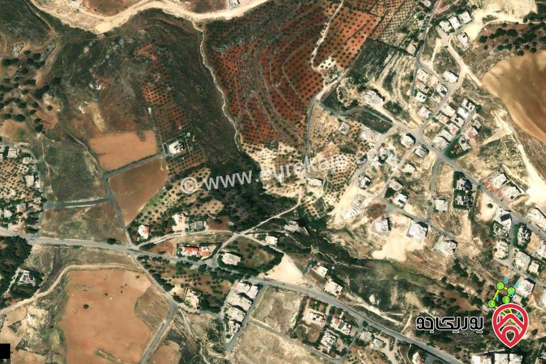 قطعة أرض مساحة 1 دونم و 251م للبيع من أراضي غرب عمان - البحاث - حوض المشبك