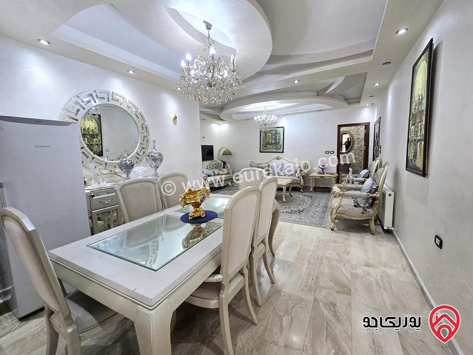 شقة ارضية مساحة 131م مع تراس 50م ومدخل خاص للبيع في عمان - الرابية 