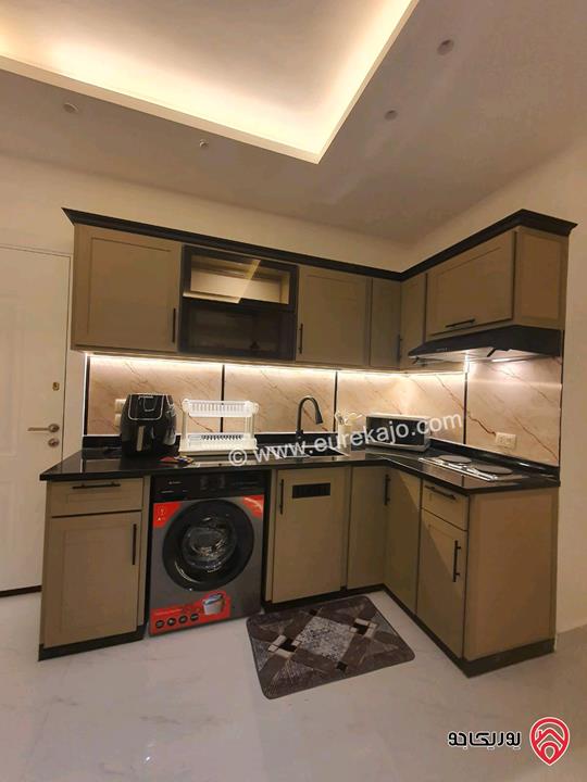 شقة مفروشة 100م للايجار يومي اسبوعي شهري في اربد