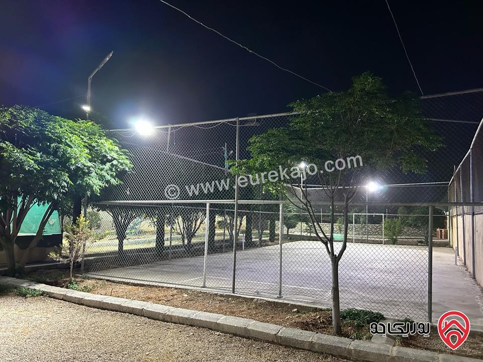 مزرعة وشاليه للايجار اليومي في الرصيفة مقابل القرية العالمية للحيوان