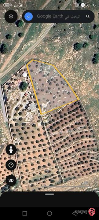 أرض مساحة 4 دونمات للبيع في الزرقاء - الكمشة