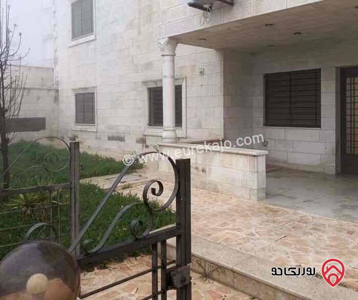 شقة أرضية مساحة 200م مع حديقة 100م ومدخل خاص فارغة للايجار في عمان - مرج الحمام