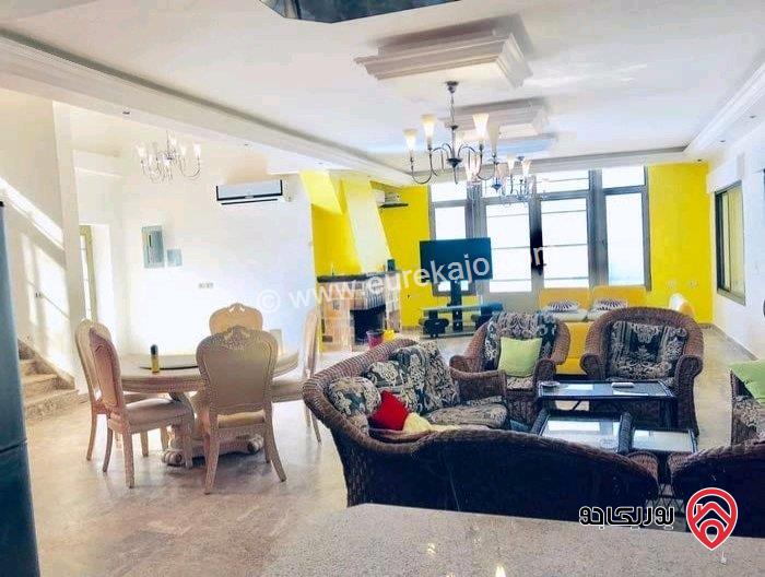 مزرعة وفيلا مفروشة بالكامل مساحة 300م على ارض 2 دونم و 368م للبيع في البحر الميت - جوفة الكفرين