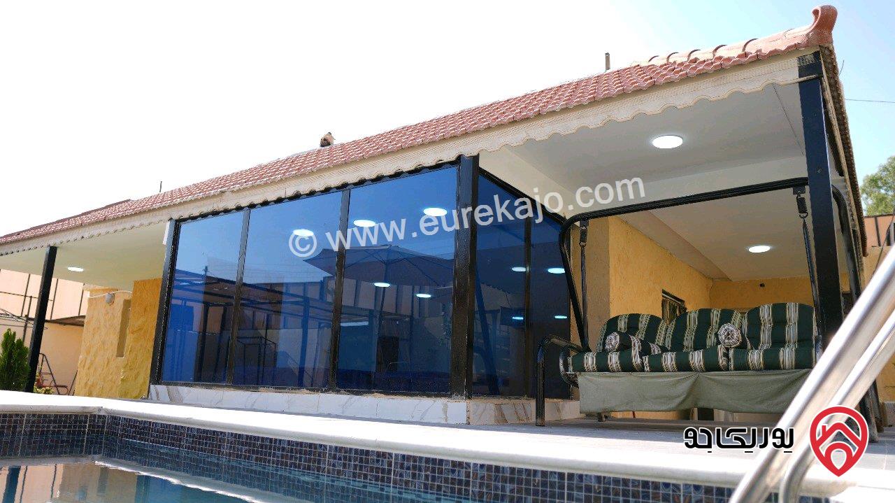 مزرعة مساحة الأرض 1 دونم والبناء 85م للبيع في البحر الميت - الشونة الجنوبة 