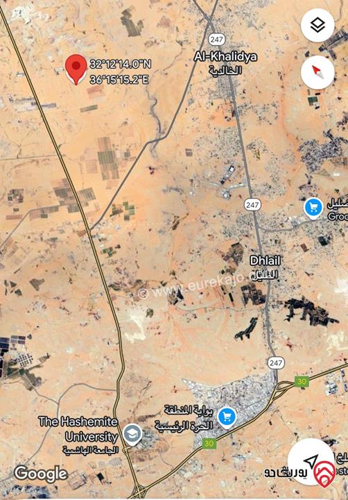 تملك أرض مساحة 28 دونم و 353م في المفرق على طريق دمشق الدولي - بجانب مجموعة مصانع العملاق - بجانب شركة مصانع الكابلات المتحدة - بالقرب من الجامعة الهاشمية 