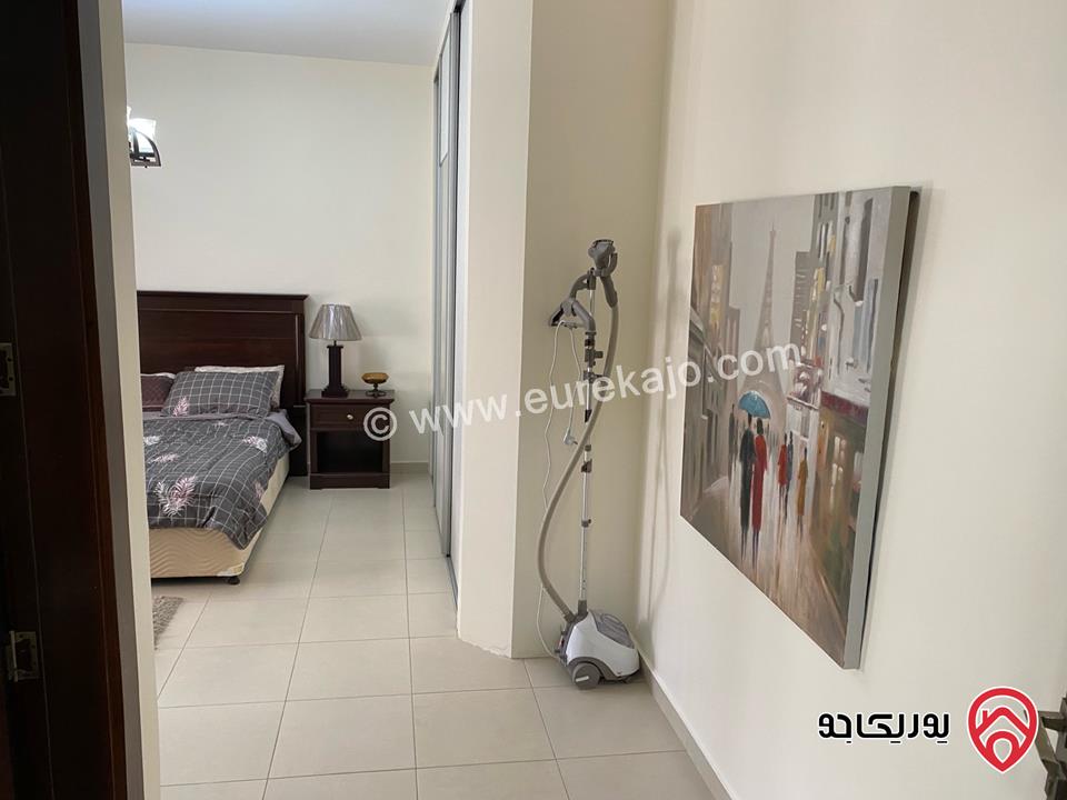 شقة مميزة طابق أول مساحة 110م مفروشة للايجار في عمان - عبدون