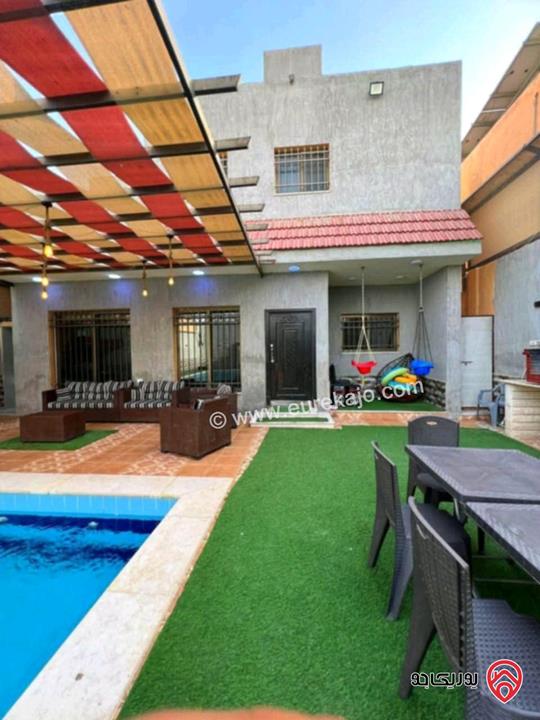 مزرعة مساحة الأرض 289م والبناء 120م للبيع في البحر الميت جوفة الكفرين