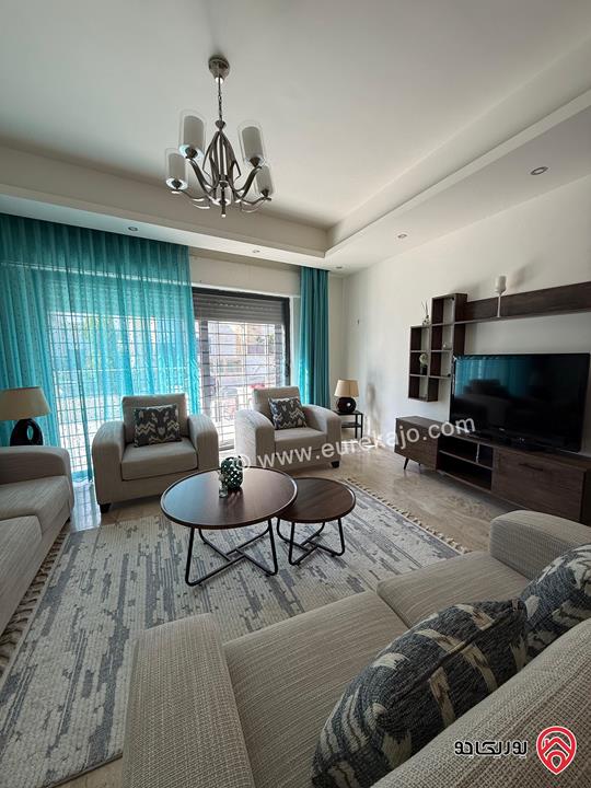 شقة ارضية مفروشة مساحة 120م للايجار في عمان - دير غبار 