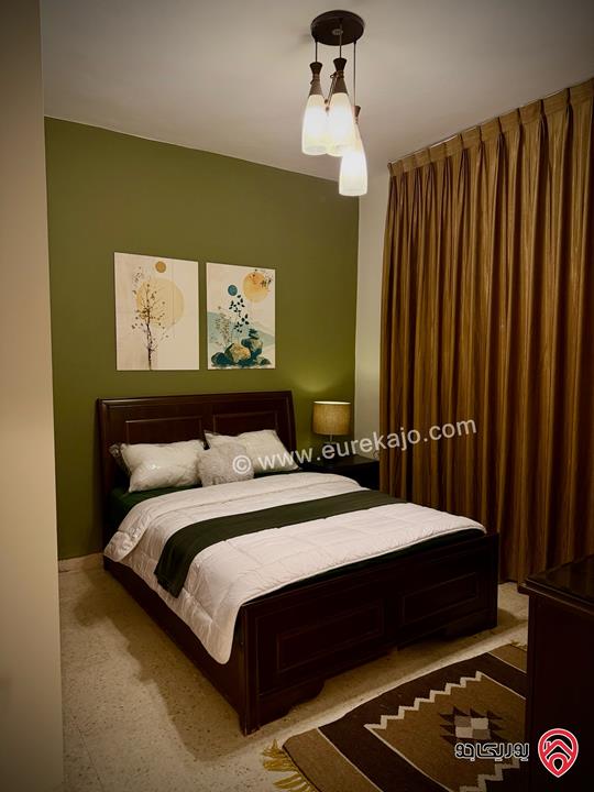 شقة مفروشة طابق ثالث مساحة 110م للايجار في عمان - اللويبدة جديد لم تسكن 