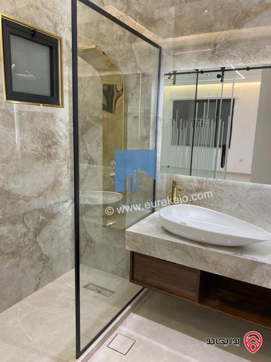 شقة أرضية فاخرة للبيع في عمان - أم أذينة قرب أبراج السادس 190م مع ترسات 130م لم تسكن