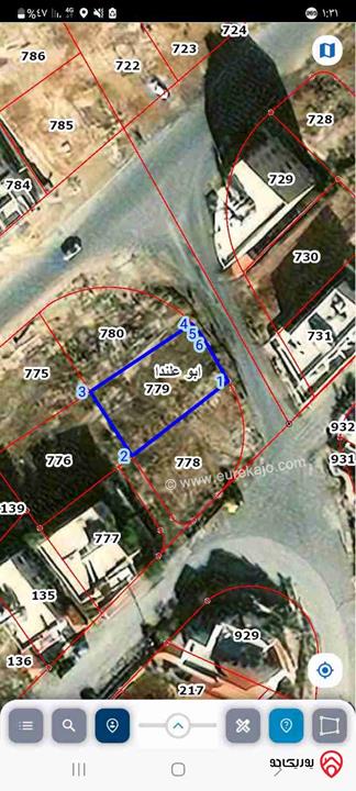 قطعة أرض مساحة 505م للبيع في عمان - ابو علندا حوض الفخيت رقم القطعة 779 قرب مسجد عثمان بن مضغون 