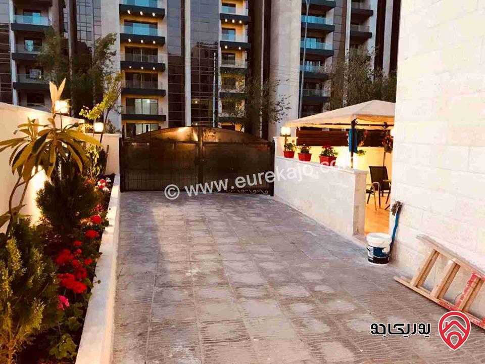 شقة أرضية مساحة 100م للبيع مفروشة في عمان - عبدون