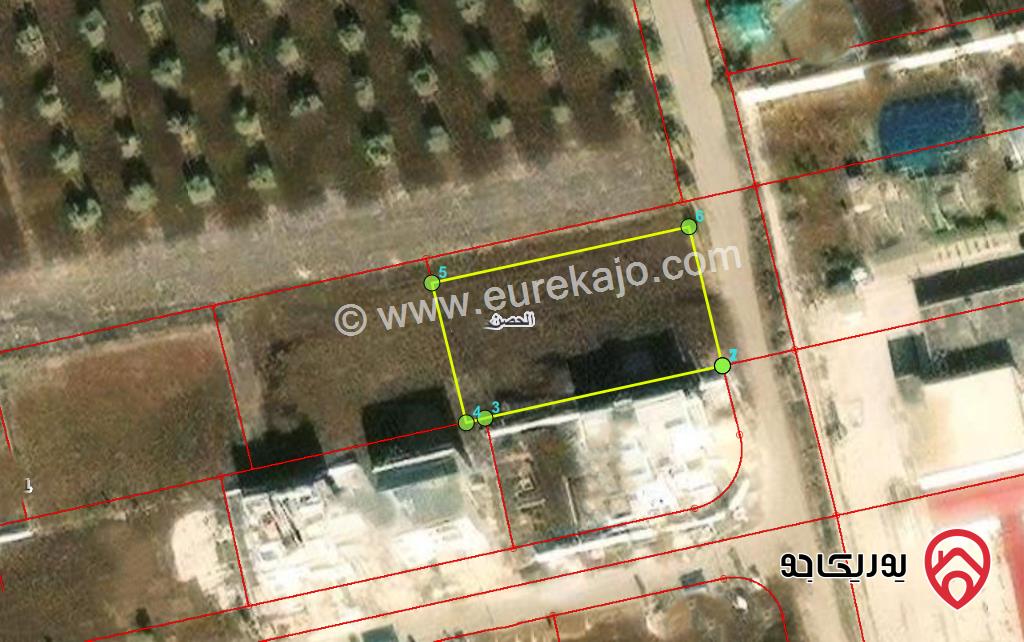 قطعة ارض لاسكانات مساحة 978م للبيع في اربد - منطقة دبات ابو النصر 