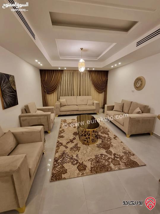 شقة مفروشة طابق أول مساحة 200م للايجار في عمان - عبدون 