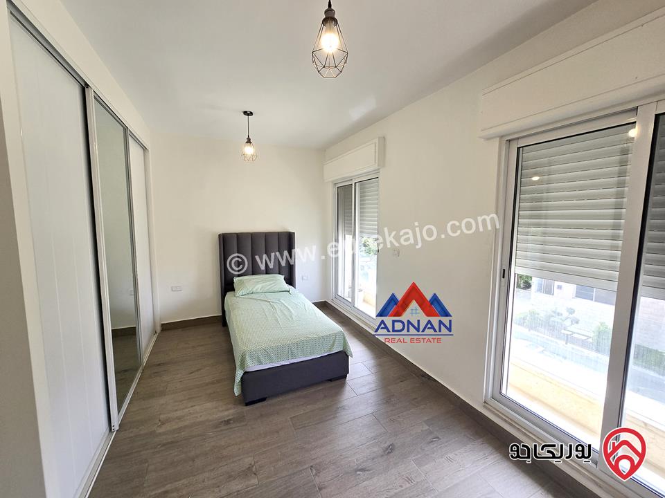 شقة مفروشة بالكامل مساحة 150م للإيجار في جبل عمان من ضمن كمباوند ( مسبح ونادي رياضي )