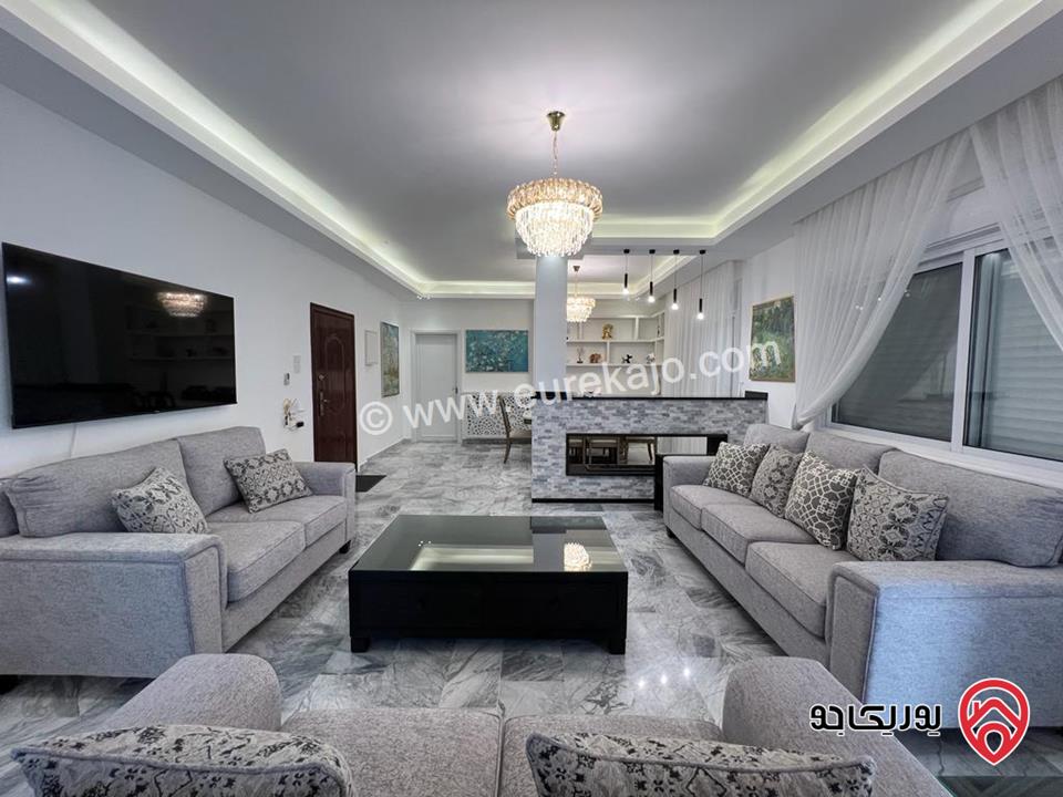 شقة فاخرة مفروشة بالكامل مساحة 370م للايجار في عمان - أم أذينة