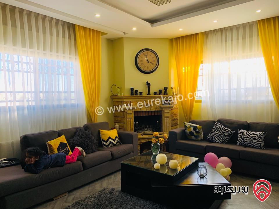 منزل مستقل مساحة الارض 1000م مساحة البناء 400م مفروش فرش حديث ومميز للايجار في مادبا