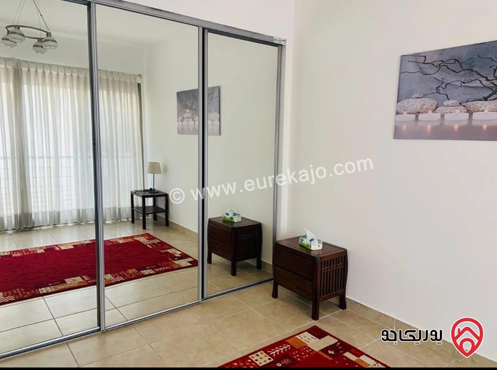 شقة مفروشة طابق أول مساحة 100م للايجار في عمان - عبدون