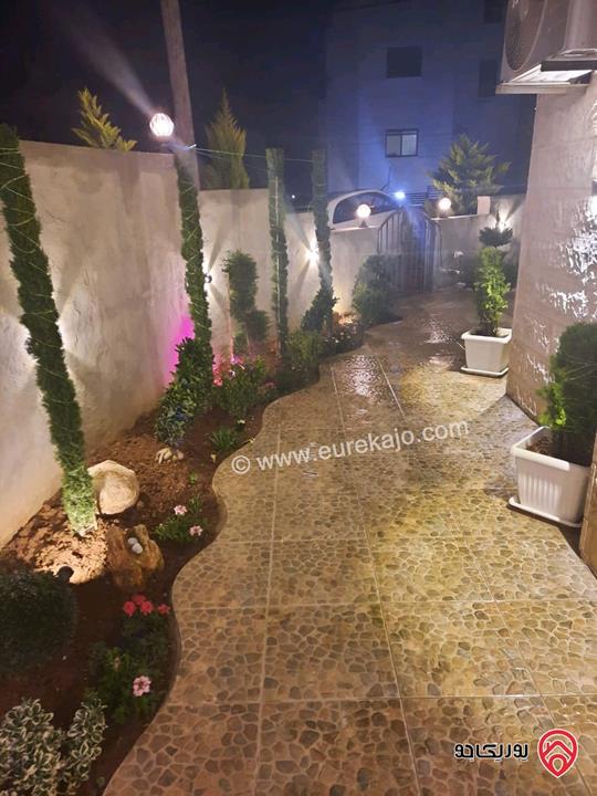 شقة أرضية مساحة 150م داخلي و 70م خارجي للبيع في عمان - ابو نصير