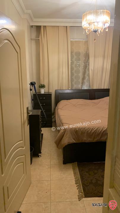 شقة مفروشة مساحة 90م طابق أول للإيجار في عمان - ضاحية الرشيد مربع العائلات من المالك مباشرة 