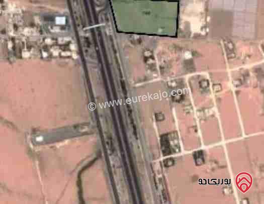 ارض مساحة 18 دونم للبيع في عمان - القسطل طريق المطار شارع الخدمات مباشرة 